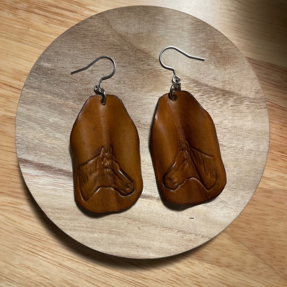 Leather Handcrafted Earrings